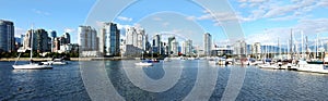 False Creek and south Vancouver BC., panorama.