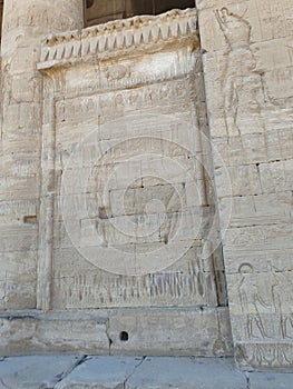 False door in Dendera Temple of Hathor