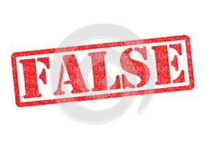 FALSE Rubber Stamp