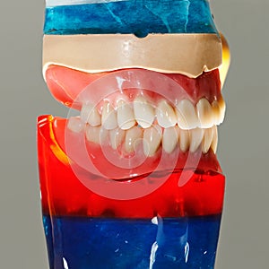 False teeth prosthesis