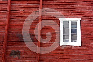 Falu Red Wooden Surface photo