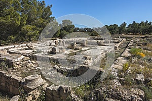 Ruins of City Salamis in Fama , Cyprus. photo