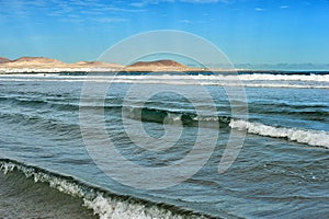 Famara beach, Lanzarote, Canary Islands, Spain