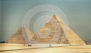 The famed Pyramids of Giza are the last Remaining SEVEN WONDERS OF THE ANCIENT WORLD - EGYPT
