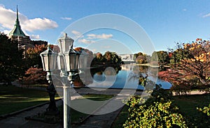 The famed Wade Lagoon in Cleveland`s University Circle