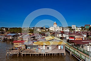 Famed water village of Brunei's capital city