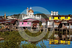 Famed water village of Brunei's capital city