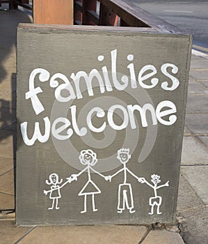 Families welcome photo