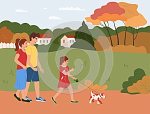 Family Activities Flat Background