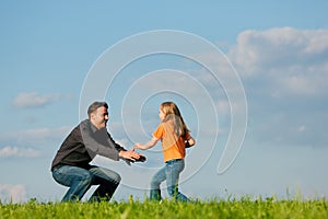 Family affairs - father and daughter