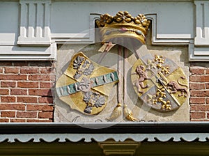 The family arms of Borg Verhildersum