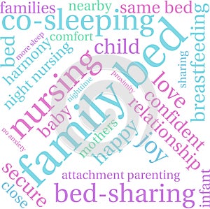 Family Bed Word Cloud