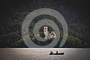 Family Boat Ride in Lake Bled - Slovenia