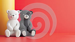 family bonds with a heartwarming image featuring a bear family against a colorful background, creating a sense of space