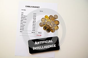 Family budget and artificial intelligence.