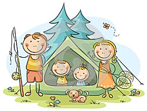 Family camping