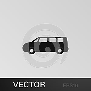 family car icon. Element of car type icon. Premium quality graphic design icon. Signs and symbols collection icon for websites,