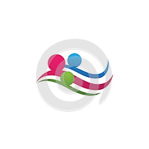 Family care and Community, network social logo