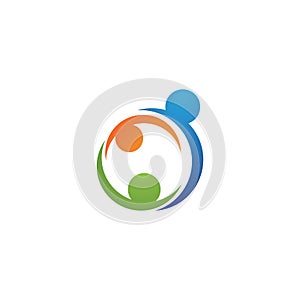 Family care and Community, network social logo