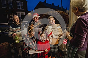 Family Carol Singing photo