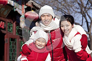 Family Celebrates Chinese New Year