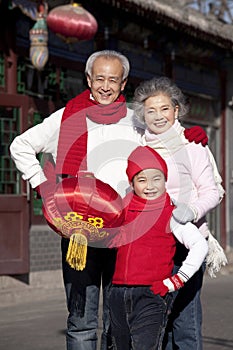 Family Celebrates Chinese New Year