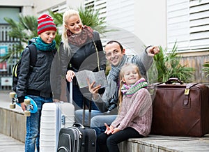 Family checking direction in map