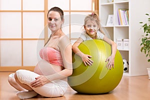 Family, children, pregnancy, fitness. Healthy