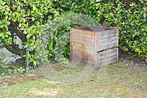 Family composter in home house private garden