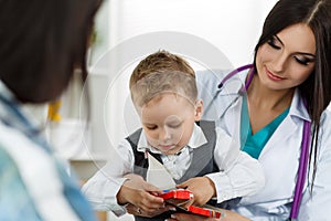 Family doctor examination