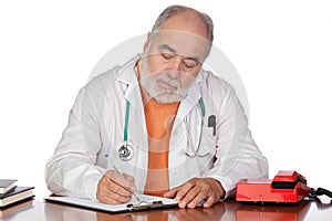 Family doctor in the oficce