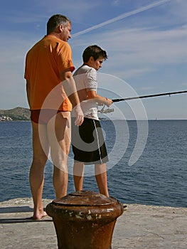 Family fishing 1