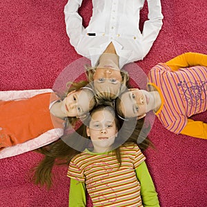 Family on the floor