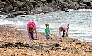 Family Fun on the Beach