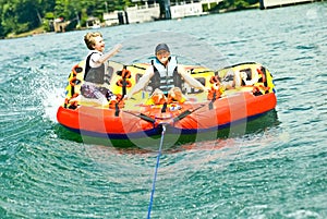 Family Fun on the Lake/Tubing