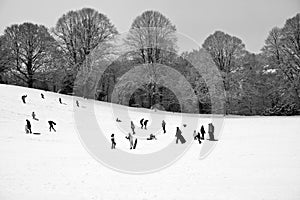 Family Fun On The Snow Slopes