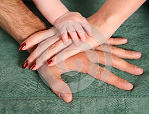 Family hands img