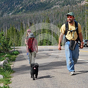 Family hike