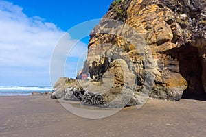 Family Hikes Hug Point Rock Formation Oregon Coast