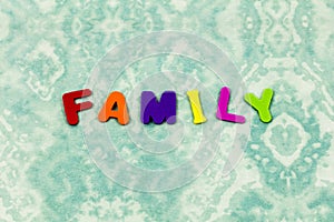 Family home learn people spell children foam toy