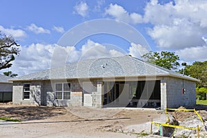 Family house under construction