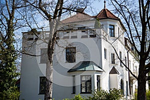 Family houses in Munich, single houses in germany photo