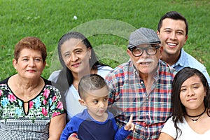 Family of immigrants in the USA photo
