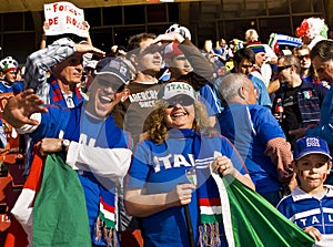 Family of Italy Soccer Supporters - FIFA WC