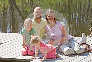 Family at the Lake