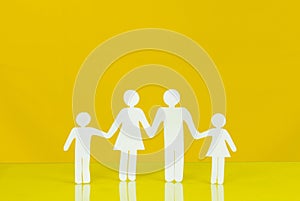 Family life insurance, protecting family, family concepts.