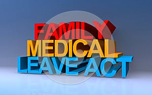 family medical leave act on blue