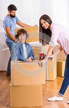 Family moving home
