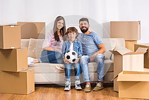 Family moving home