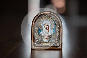 Family orthodox icon The Image of Tender Emotion.